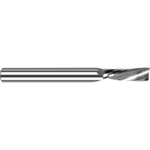 End Mills for Plastics - Single Flute - 0.0781″ (5/64″) Cutter Diameter × 0.3120″ (5/16″) Length of Cut Carbide Square Downcut End Mill for Plastic, 1 Flutes